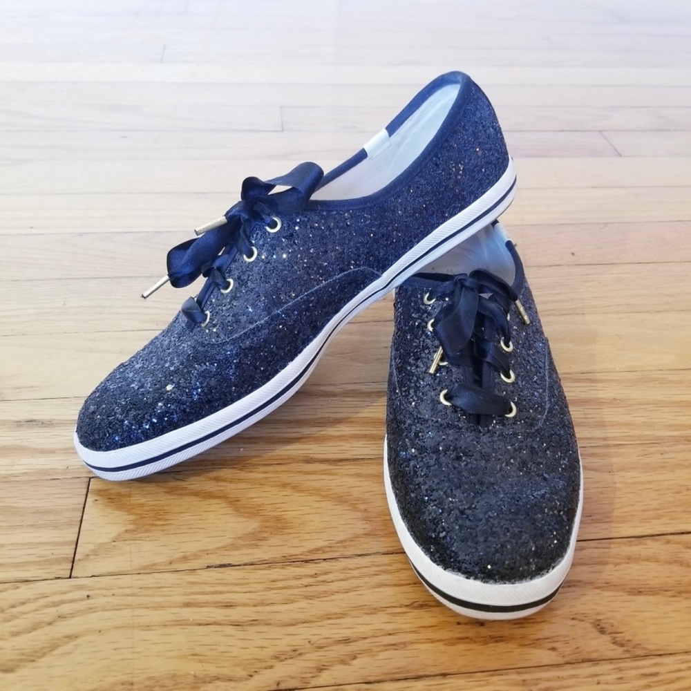 Keds for Kate Spade New York black sparkle shoes